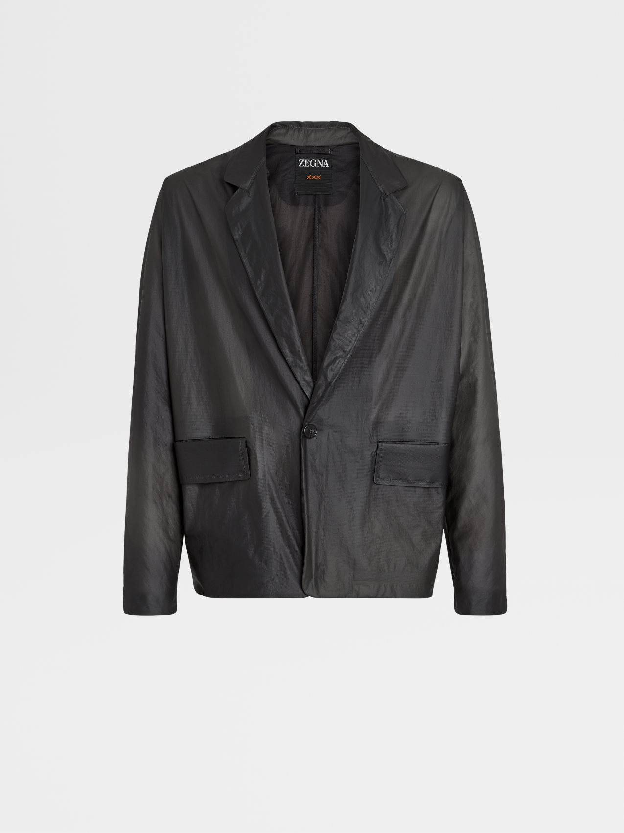 Black Tie Dye Technical Fabric Jacket